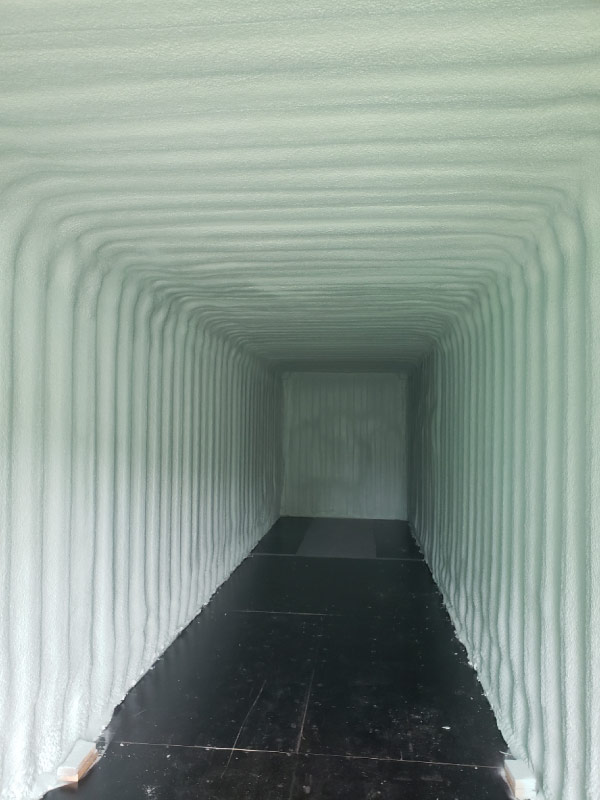 Shipping Container Spray Foam Insulation
